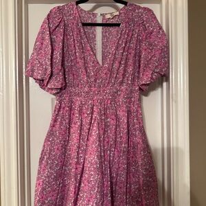 Floral Pink Entro Dress